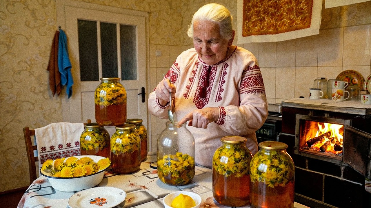 Dandelion syrup