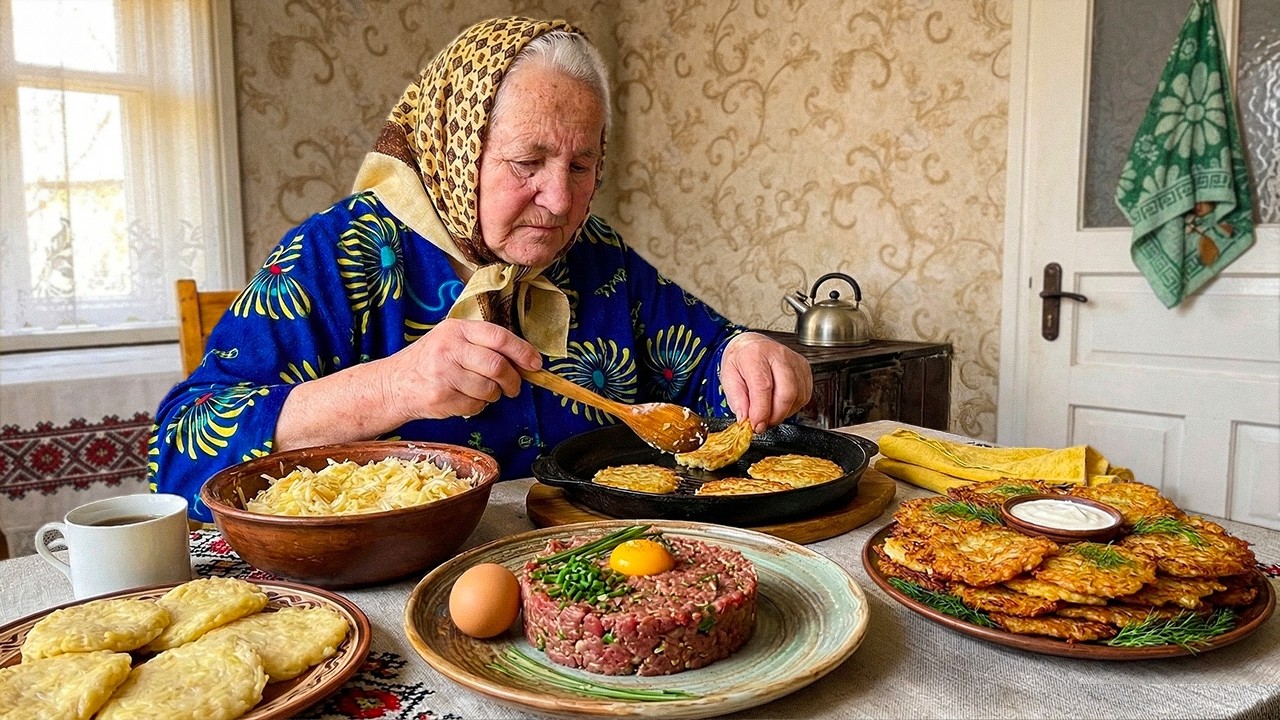 Deruny — potato pancakes